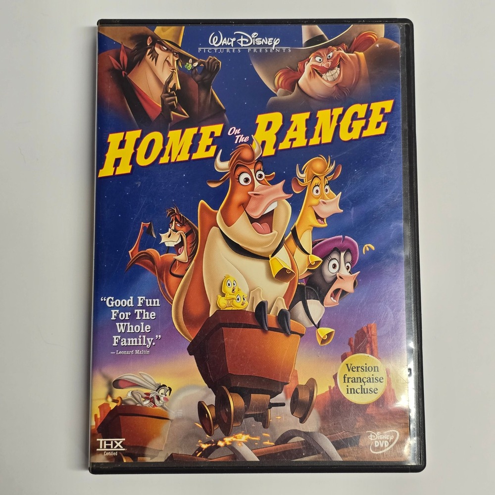 Home On The Range DVD Western Animated Movie Disney 2004 Bilingual